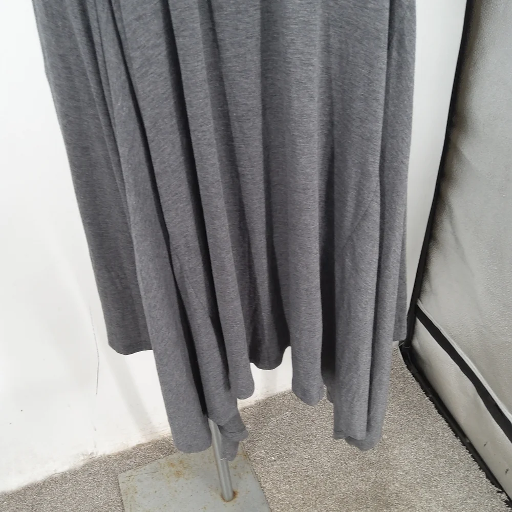 SIGNATURE BY ROBBIE BEE 20W SCOOP NECK ASYMMETRICAL MIDI DRESS - Picture 3 of 9